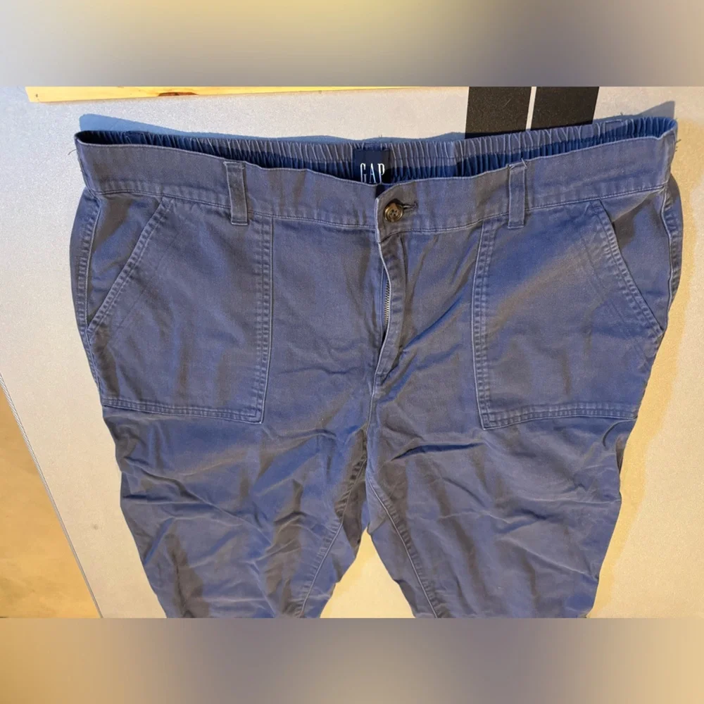 3 Gap Women’s XL Joggers- Black, Blue, Tan - Picture 7 of 16